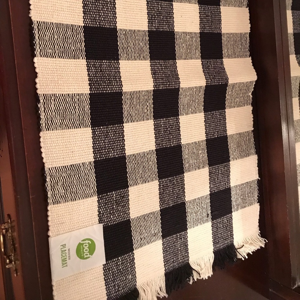 New Buffalo Check Woven Placemats.